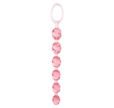 Plug/kulki-SWIRL PLEASURE BEADS PINK